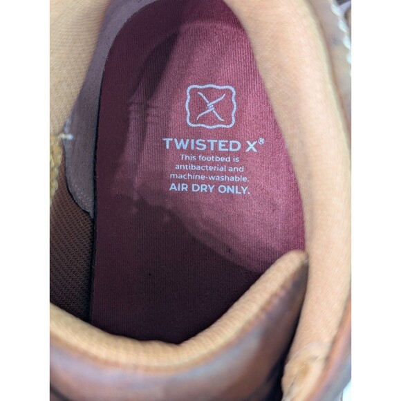 Twisted X 4" Wedge Sole Soft Toe Boot Brown Mens Size 11.5 MCA0032 - Picture 13 of 13